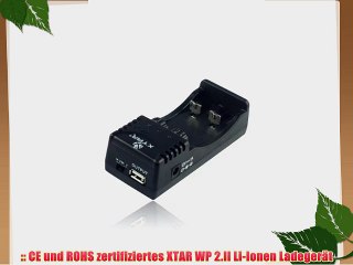 NI:CLARITY? :: XTAR WP2.II Multifunktionsladeger?t :: Universal Lithium Batterien Ladeger?t::