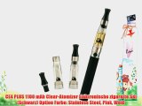 CE4 PLUS 1100 mAh Clear-Atomizer Elektronische zigarette Set (Schwarz) Option Farbe: Stainless