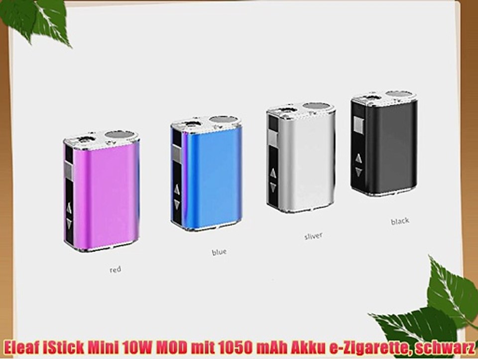 Eleaf iStick Mini 10W MOD mit 1050 mAh Akku e-Zigarette schwarz
