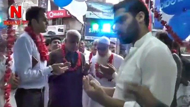 Inaugration of Al-Hafeez Mobile Hall Road Lahore by Syed Ali Hussain Shah, Trade Marketing Samsung Mobile Division