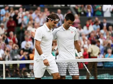 live tennis R. Federer and N. Djokovic