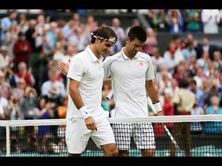 live tennis R. Federer and N. Djokovic