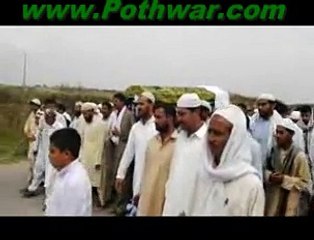 Haq Nawaz funeral's video