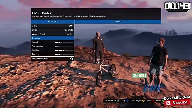 BMX MEGA JUMP! Olli43 vs Geo23 - Episode 2 (GTA 5 Funny Moments)