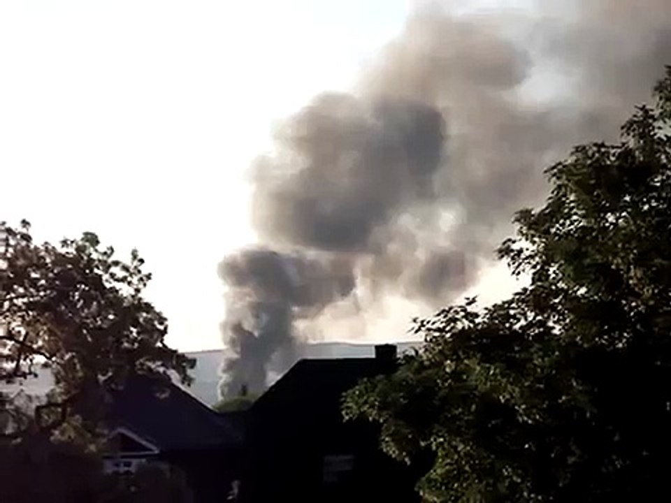 Feuer bei Buderus in Wetzlar