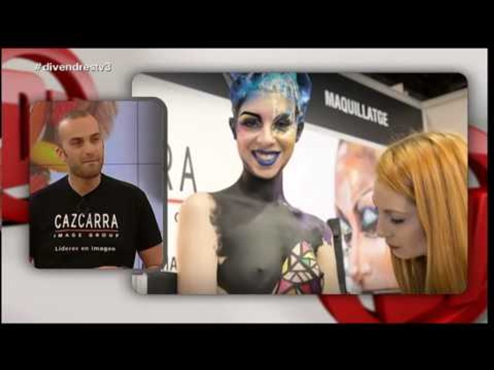 TV3 - Divendres - Body-painting amb "Cazcarra" a "Divendres"