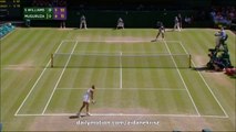 End Game (1st set) - Serena Williams v. Gabrine Muguruza 11.07.2015 Wimbledon Women's Final