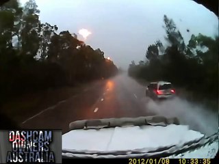 Truck and Car Crash - Newcastle N.S.W - Truck View