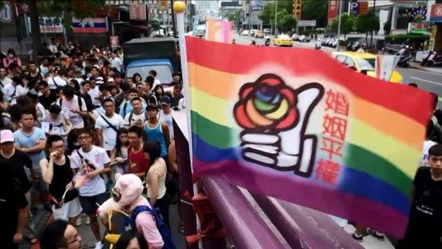 Taïwan: manifestation en faveur du mariage homosexuel