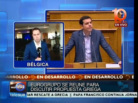 Bélgica: Eurogrupo se reúne hoy para debatir la nueva propuesta griega