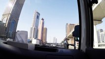 GoPro Hero 4 Silver Timelapse - Bus Trip from The Palm Jumeirah to Dubai Mall - Day Version