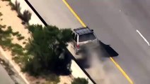 SUV Flips Over And Crashes During Police High-Speed Car Chase In California