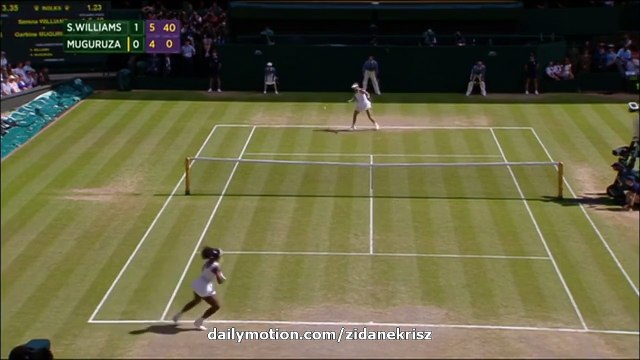 Match Point - Serena Williams v. Gabrine Muguruza 11.07.2015 Wimbledon Women's Final