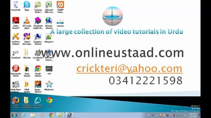 Photoshop 7.0 Graphics Tutorials in Urdu_Hindi Part 14 of 15 Project _2