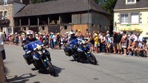 Le passage des coureurs du Tour de France