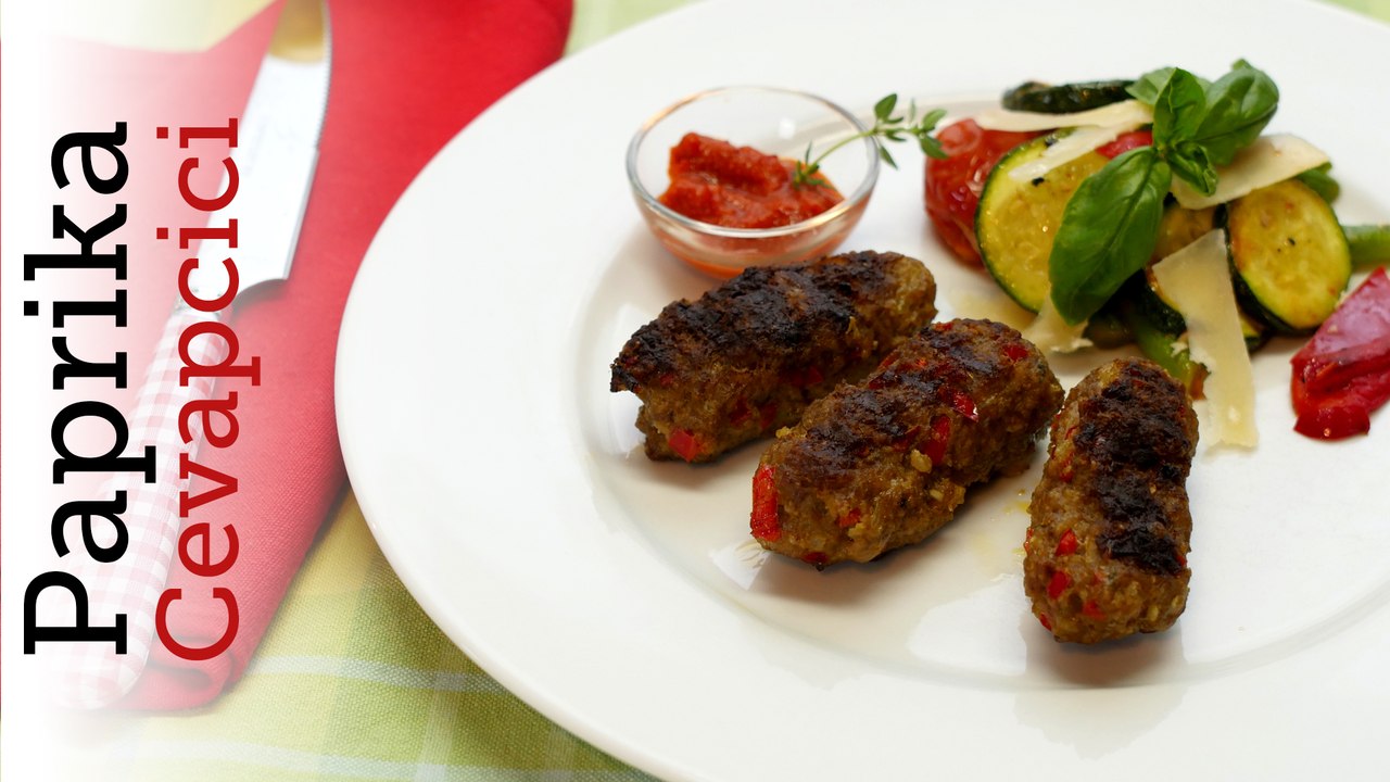Rezept - paprika-cevapcici (red kitchen - folge 335)