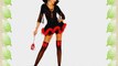 Teufel Kost?m 'Hell Raiser' Petticoat-Kleid 3-tlg. Gr??e:S/M-36/38