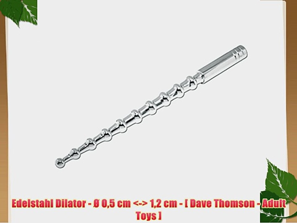 Edelstahl Dilator - ? 05 cm  12 cm - [ Dave Thomson - Adult Toys ]
