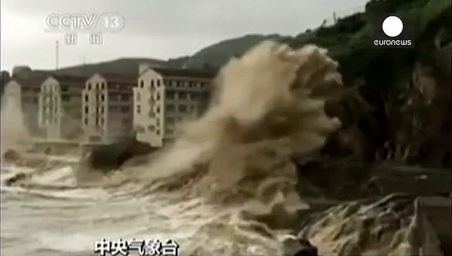 На восточное побережье Китая обрушился тайфун Чан-хом