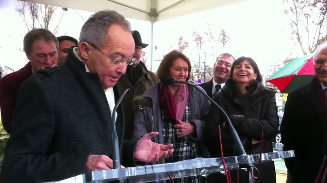 Guy Arcizet Grand Maitre du GODF inaugure la Pl de la Laïcité à Paris