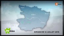 METEO JUILLET 2015 [S.7] [E.12] - Météo locale - Prévisions du dimanche 12 juillet 2015