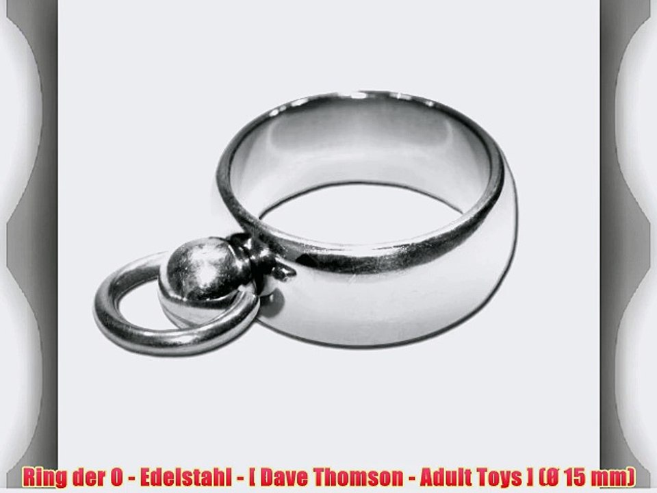 Ring der O - Edelstahl - [ Dave Thomson - Adult Toys ] (? 15 mm)