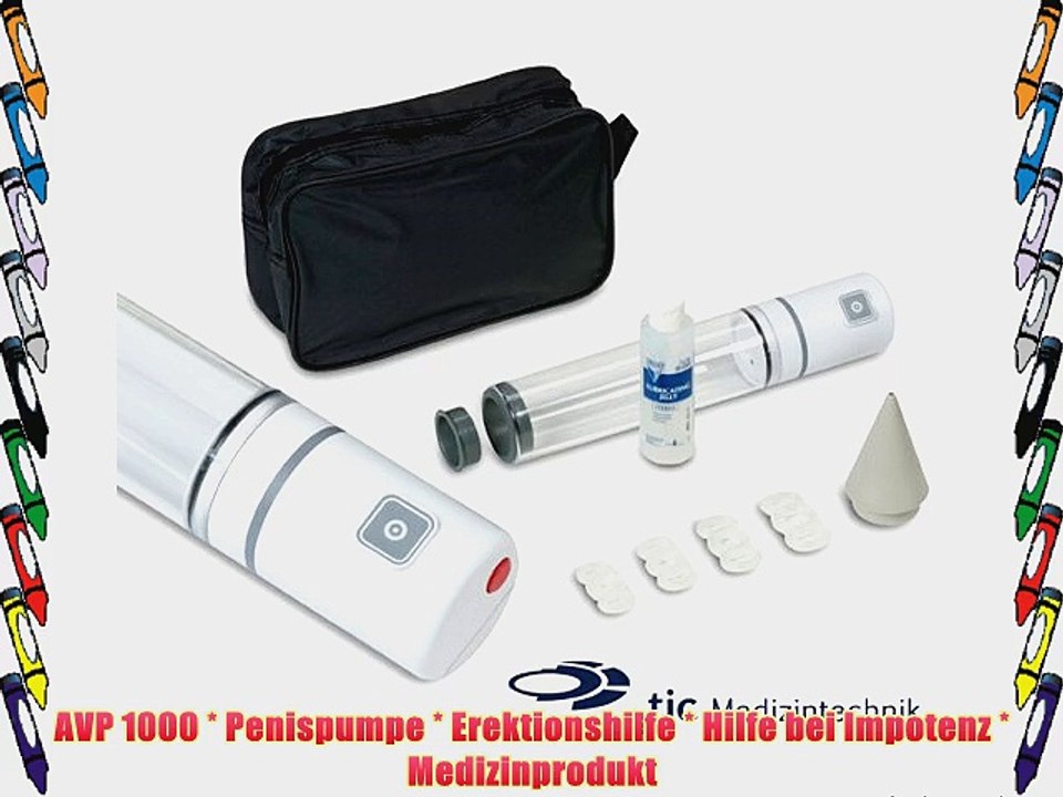 AVP 1000 * Penispumpe * Erektionshilfe * Hilfe bei Impotenz * Medizinprodukt