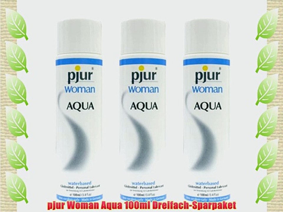 pjur Woman Aqua 100ml Dreifach-Sparpaket