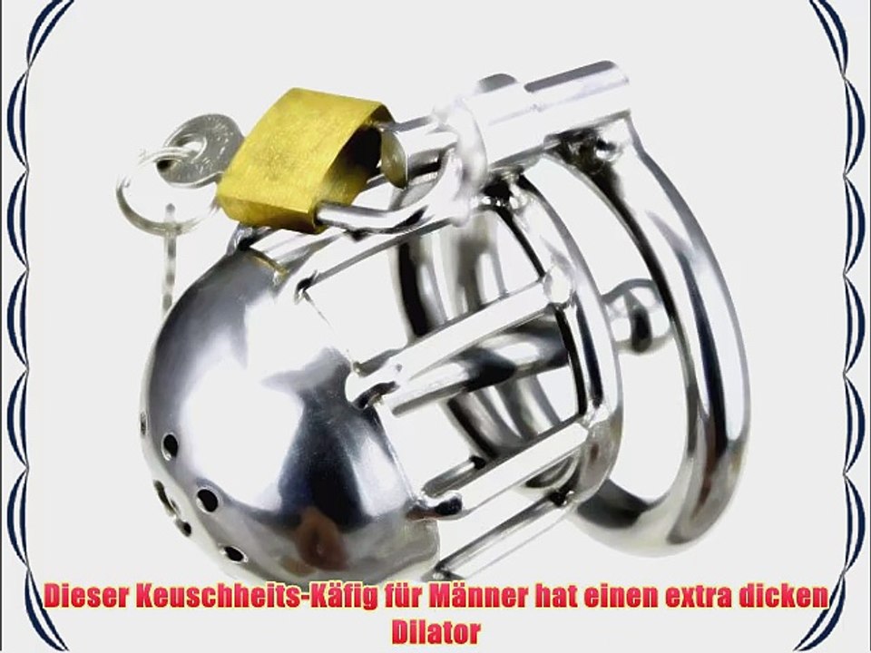 Keuschheitsk?fig #3028 mit Zwangs-Dilator ? 100cm Ring ? 450cm L?nge 660cm