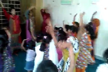 worship with sunday school kids at church