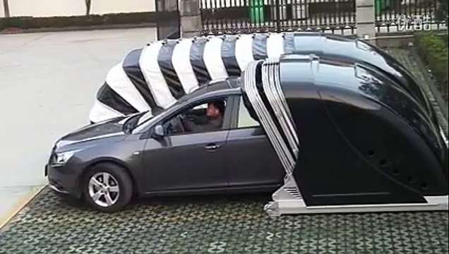 Made in China - smallest car garage