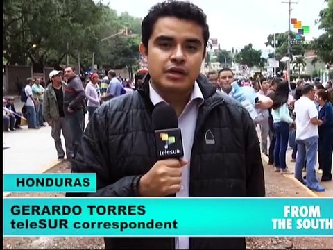 Honduras: Thousands at Torchlight March Demand President's Resignation