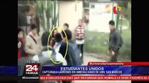 UNMSM: Alumnos son los que tienen que capturar a ladrones ante falta de policías