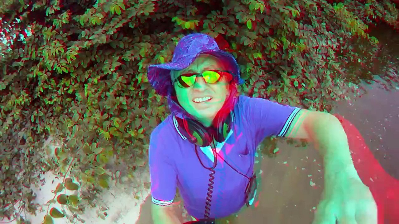 Praia do Puruba em 3D, visão com óculos em terceira dimensão, Ubatuba, SP, Brazil, 1 - 3D,  (2)