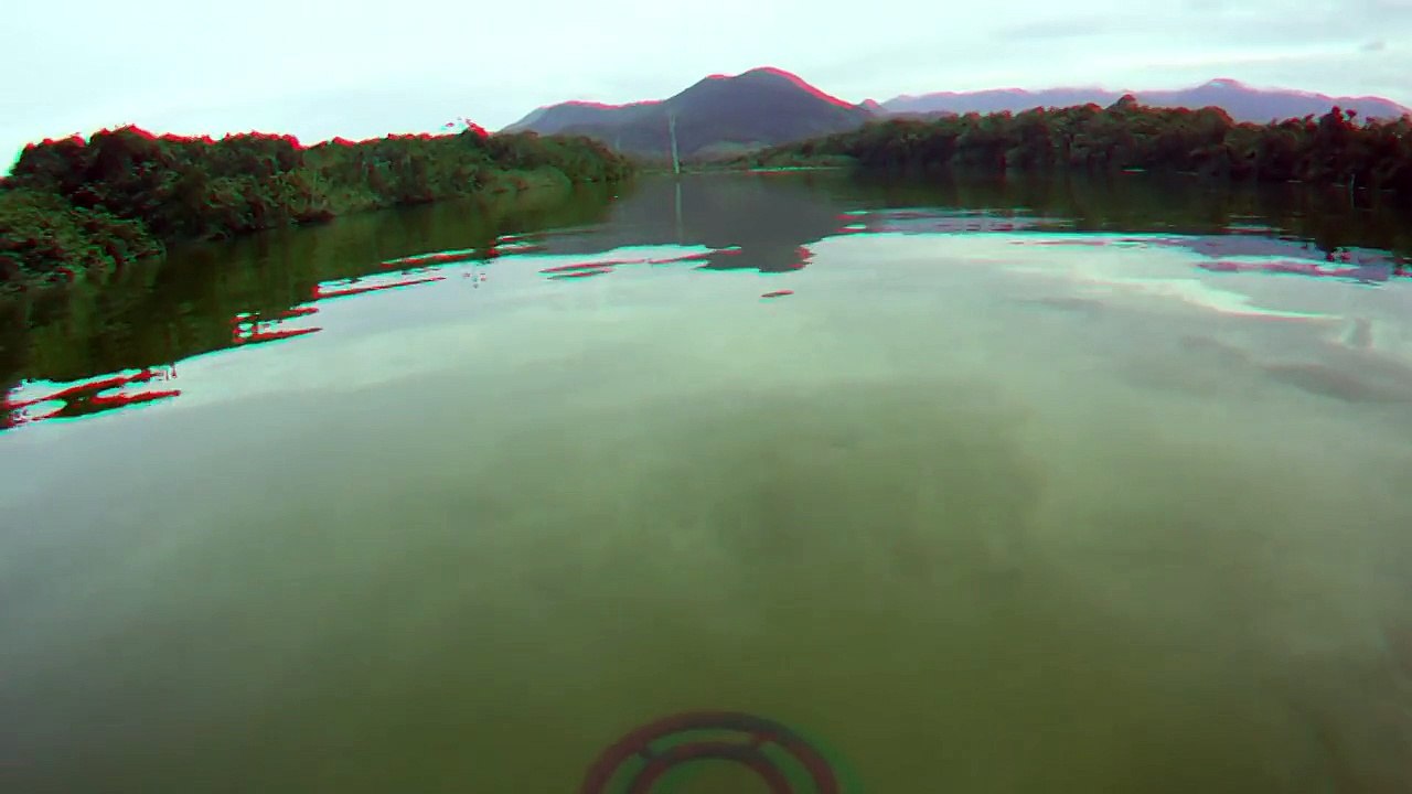 Praia do Puruba em 3D, visão com óculos em terceira dimensão, Ubatuba, SP, Brazil, 1 - 3D,  (15)