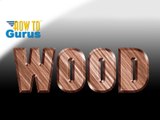 Photoshop Carved Wood Text Effect, How to cut out wood text look, Photoshop CS5 CS6 CC Tutorial