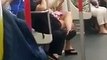 Woman on Hong Kong subway melts down when her phone battery dies.