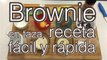 Brownie - Receta Fácil y Rápida para Microondas