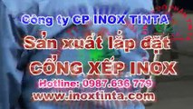 Cổng xếp inox 304, INOX TINTA, mẫu cổng xếp inox 304, cổng xếp điện inox 304, cổng xếp inox 304 chạy điện, Cổng xếp inox