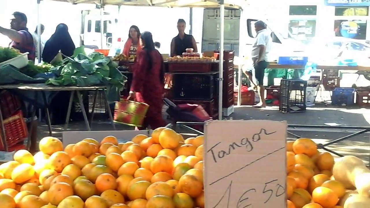Marché Forain,Le Port,Île de la Réunion.