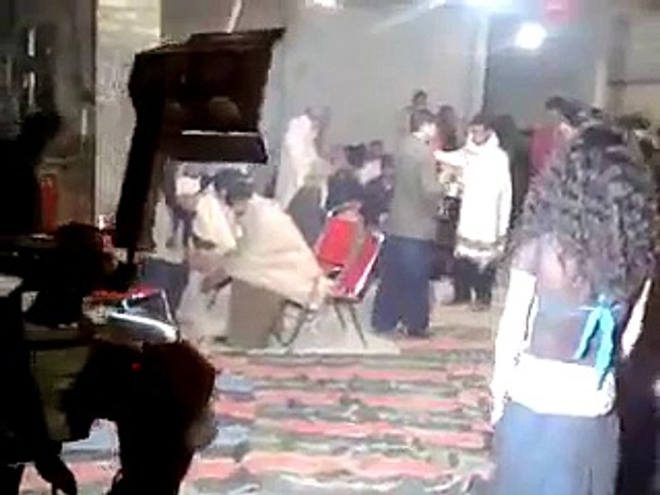 Fight Between Drunk Man vs Dancer Woman During Celebration