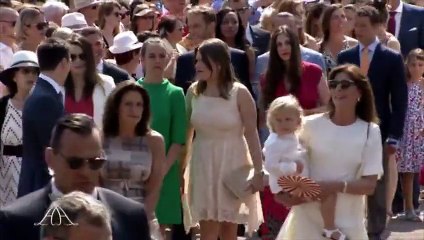 Monaco : Charlène déclare son amour à Albert en public et en français