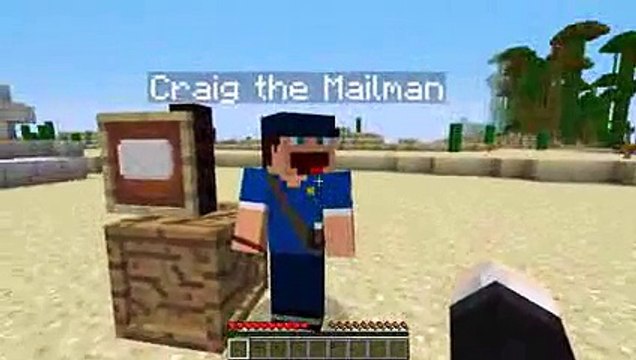 Minecraft - DELIVERING MAIL WITH CRAIG!! - Custom Mod Adventure