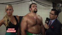 WWE: Rusev tests out his new boots - SmackDown Fallout, July 9, 2015