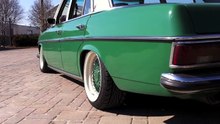 The Colour of Money - Custom W115 Mercedes on air ride