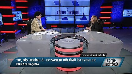 Eczacılık Fakültesi Dekanı Prof. Dr. Ayfer Yalçın Eğitim Editörü Programında (3.Kısım)