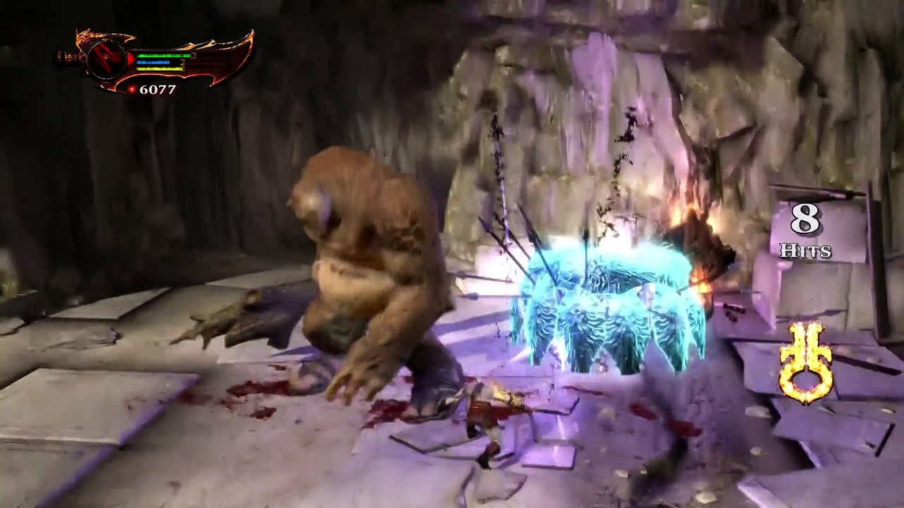 God of War 3 Remastered Helios Boss Fight PS4 (1080p 60fps)