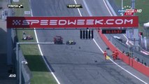 WSR 2015 Red bull ring race 1 massive crazy crash mehri latifi