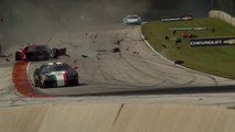 Insane Ferrari 458 crash during race