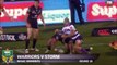Rugby player did great backflip pass to mark try! Nathan Friend - Warriors vs Storm